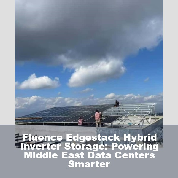Fluence Edgestack Hybrid Inverter Storage: Powering Middle East Data Centers Smarter